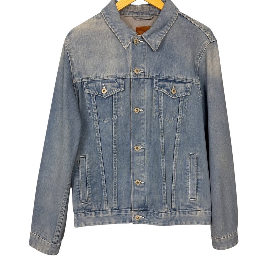 ASOS Denim Jacket Classic Trucker Light Wash Men's Medium Casual Streetwear